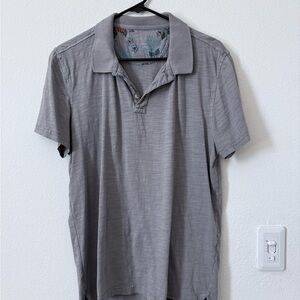 Tommy Bahama Light Gray Polo Shirt